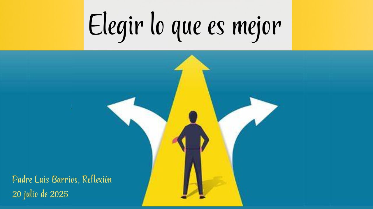 Elegir lo que es mejor
