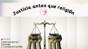 No basta el bautismo, hace falta justicia