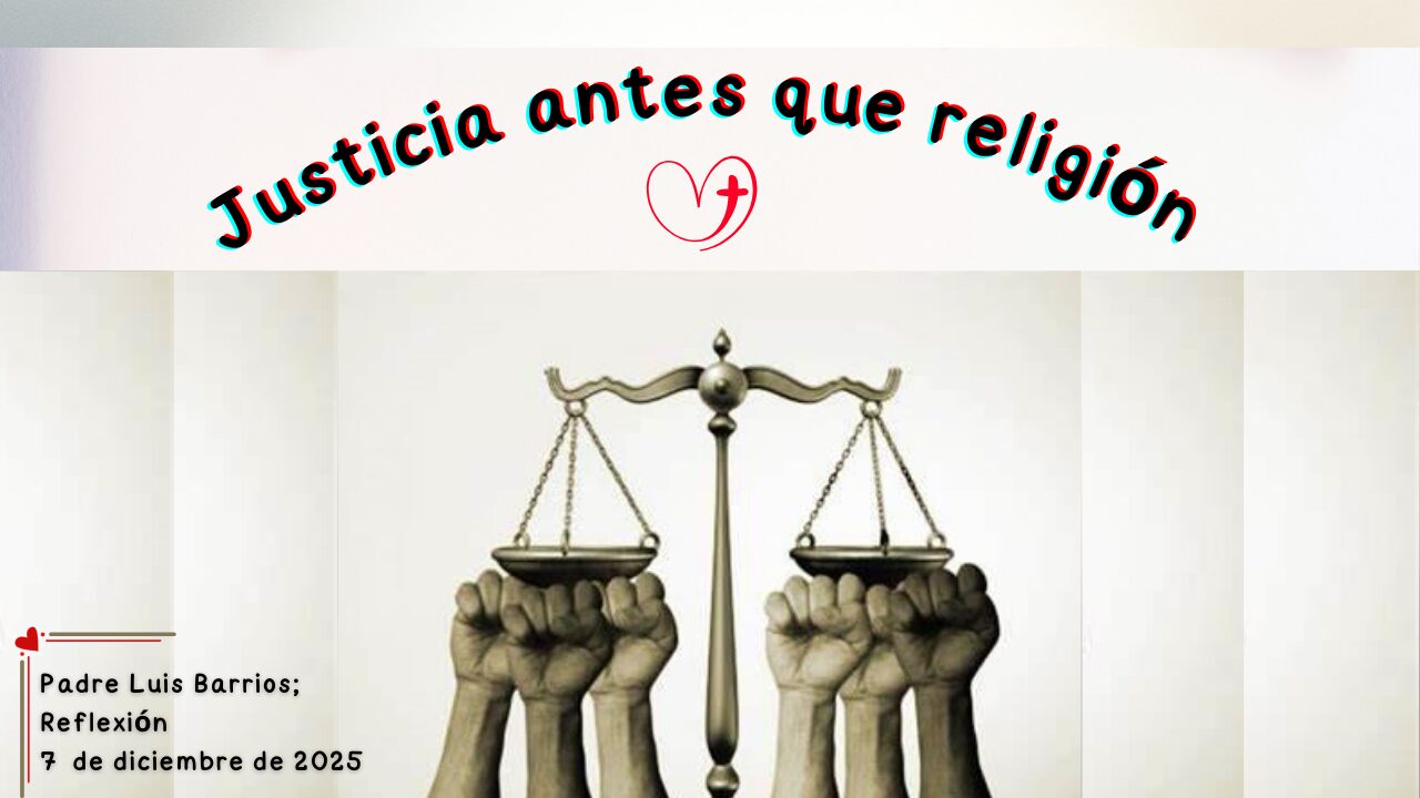 No basta el bautismo, hace falta justicia