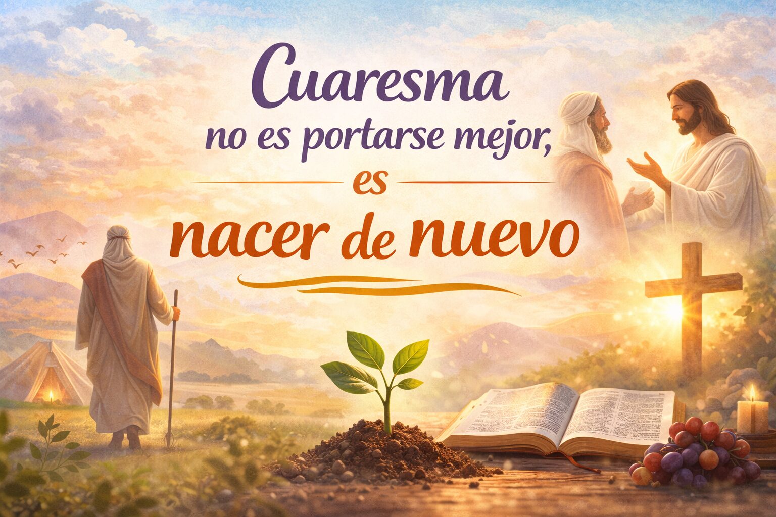 Cuaresma no es portarse mejor, es nacer de nuevo