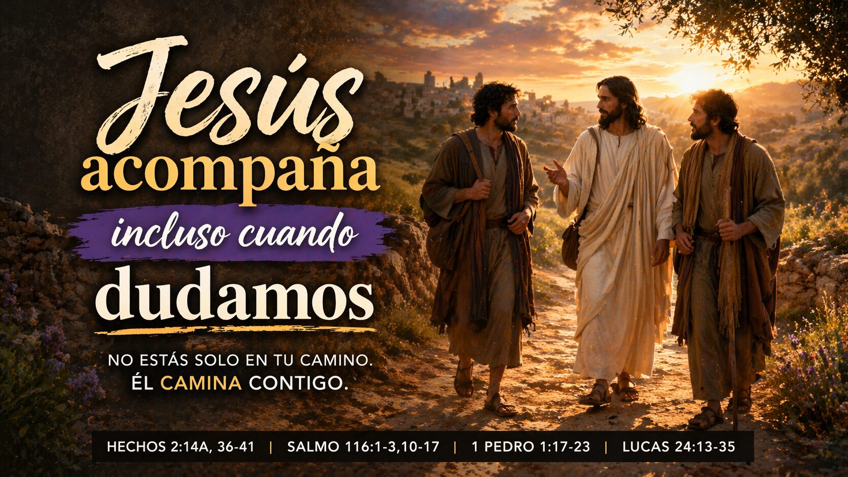 Jesús acompaña incluso cuando dudamos