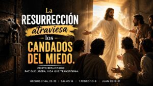 La resurrección atraviesa los candados del miedo