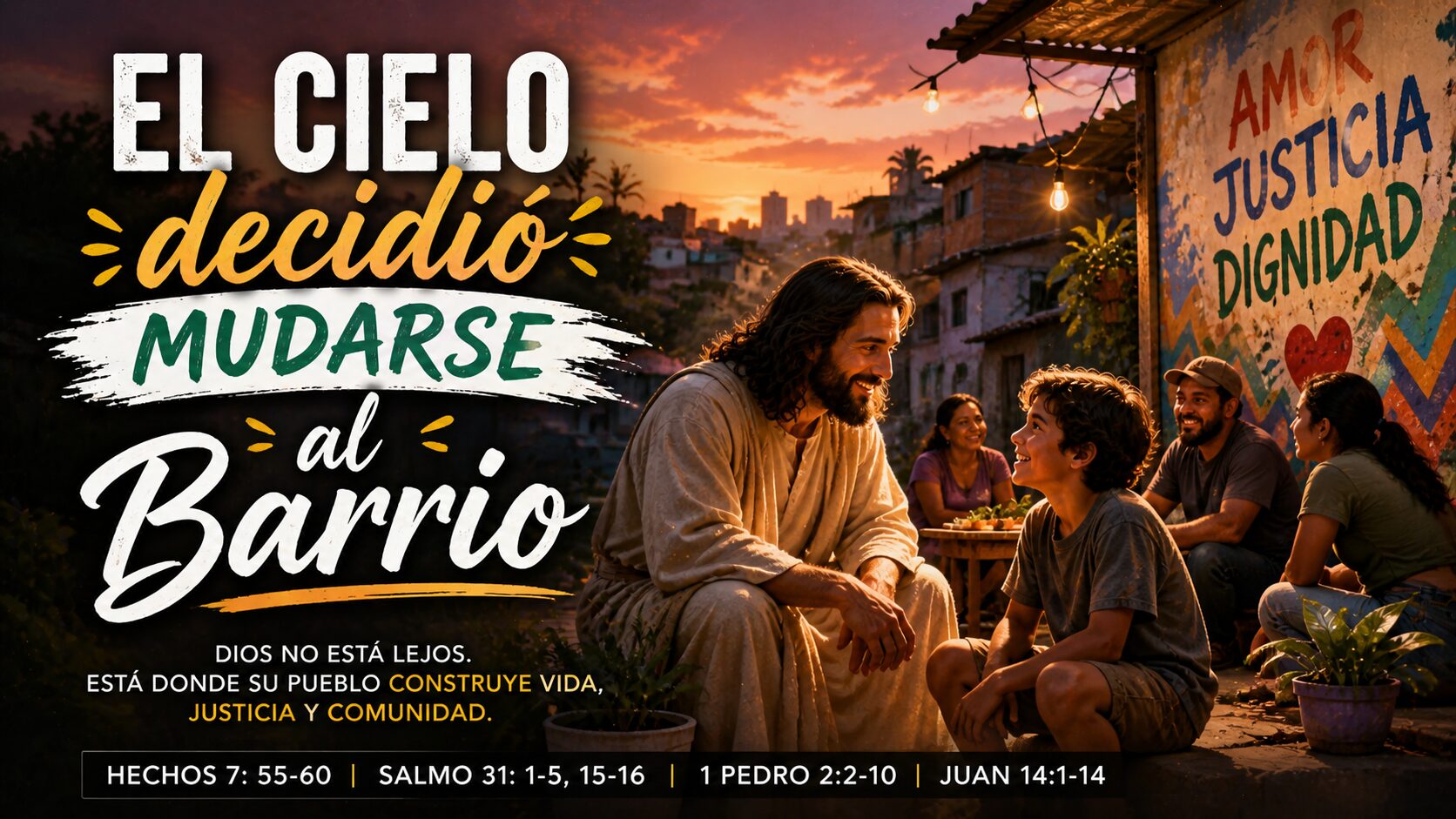 El cielo decidió mudarse al barrio