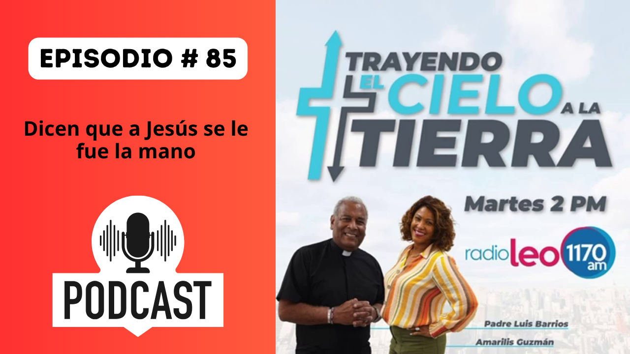 Dicen que a Jesús se le fue la mano