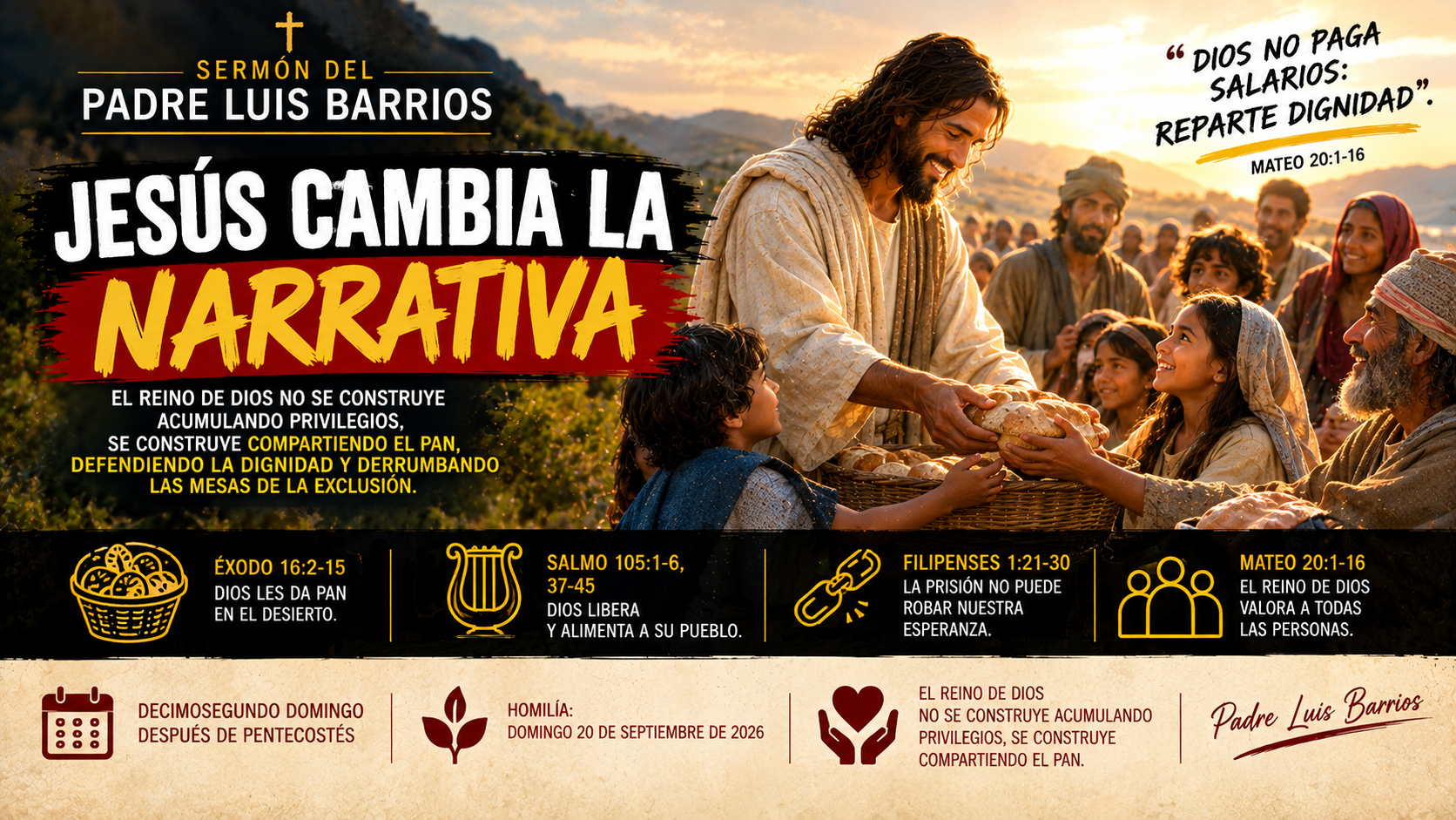 Jesús cambia la narrativa