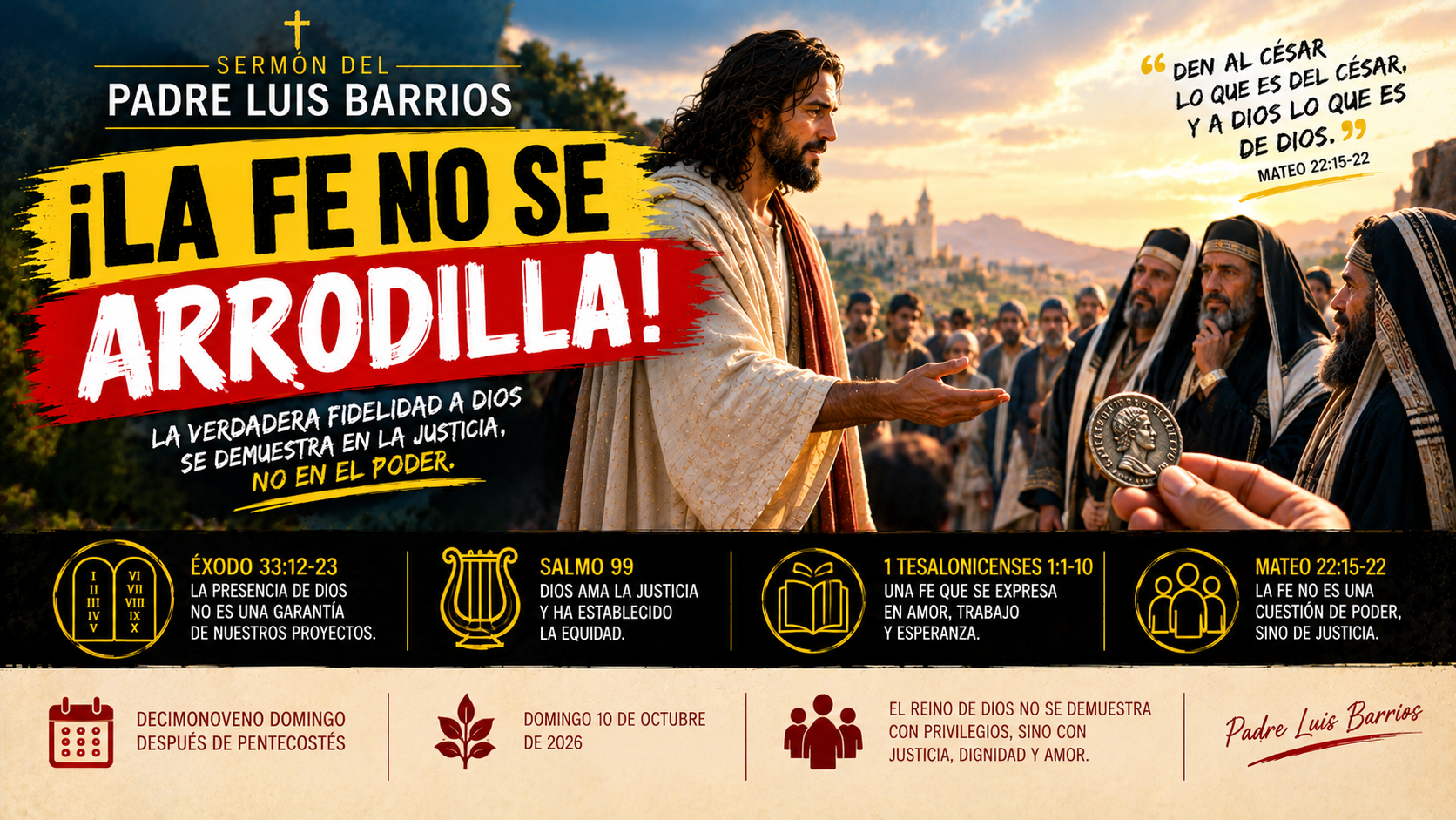 La fe no se arrodilla